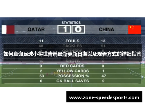 如何查询足球小将世青篇最新更新日期以及观看方式的详细指南 如何查询足球小将世青篇最新更新日期以及观看方式的详细指南